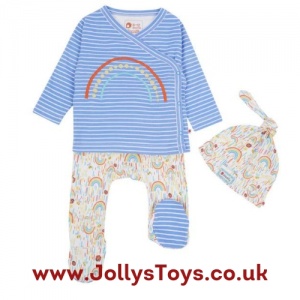 3-Piece Baby Outfit, Sun Shower Design